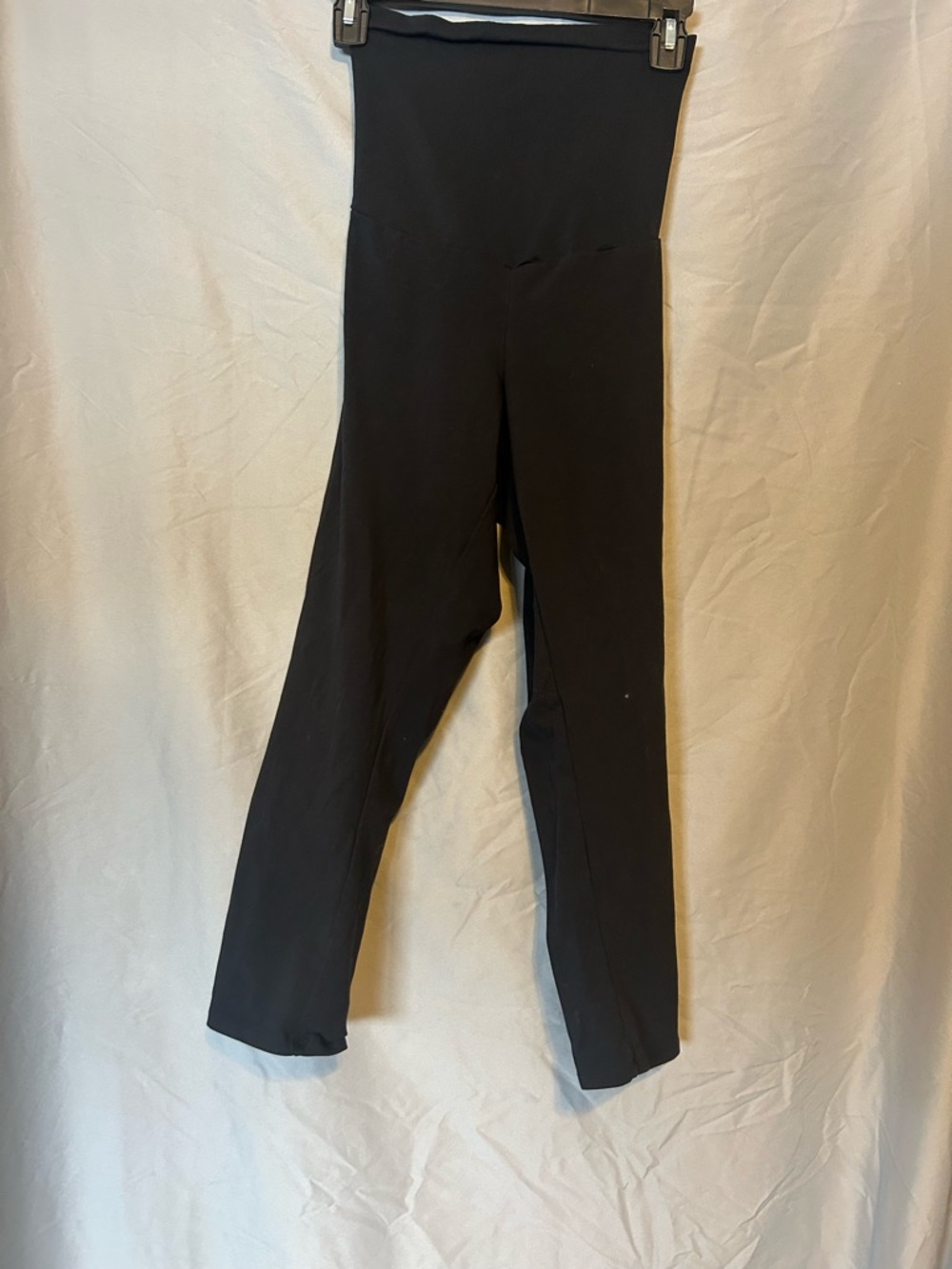 Motherhood Black Maternity Leggings - Comfortable Everyday Essential Size XL